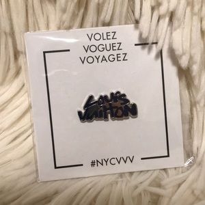 Louis Vuitton Limited Edition Logo Pin
